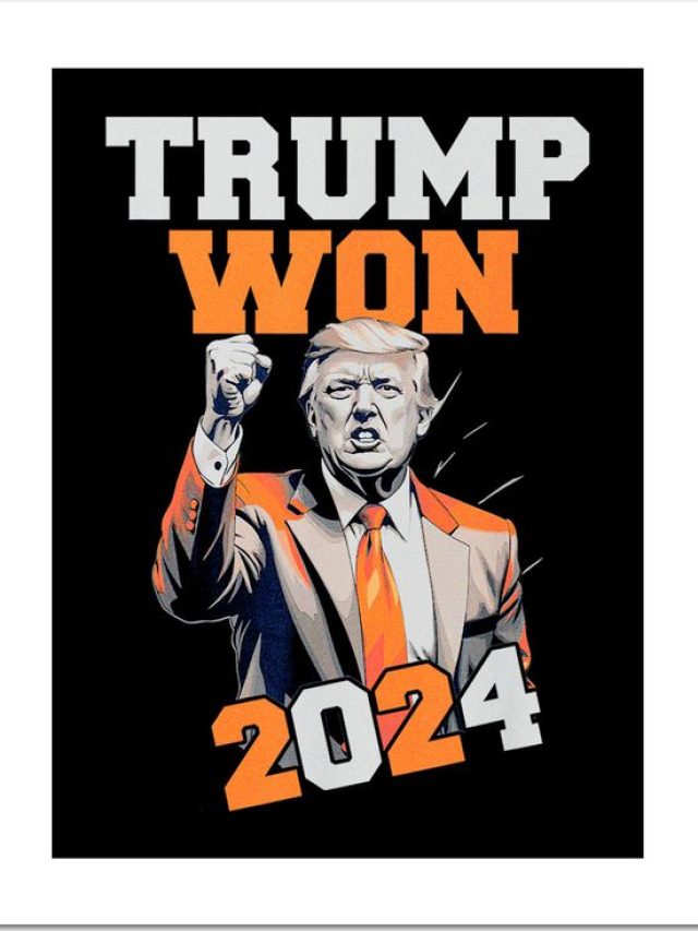 Donald Trump Won 2024 Election Inauguration Men Women Kids Wall And Art Print